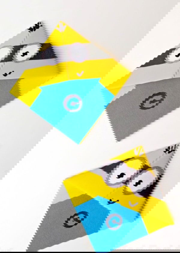 Easy & fun to make Minion Bookmarks