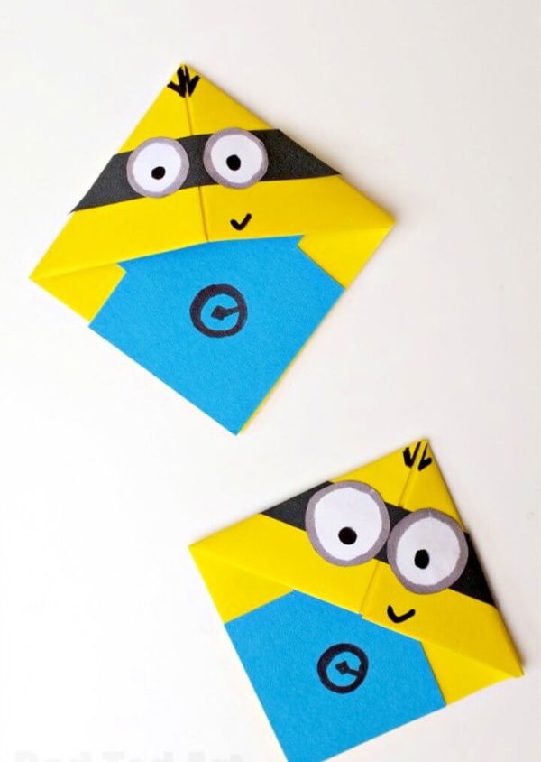 Easy & fun to make Minion Bookmarks