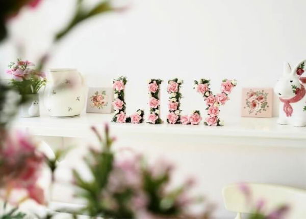 Floral Name DIY