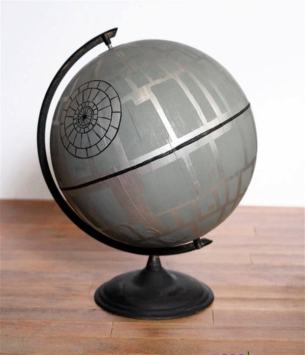 Geek Home Decor: Star Wars Death Star Globe DIY