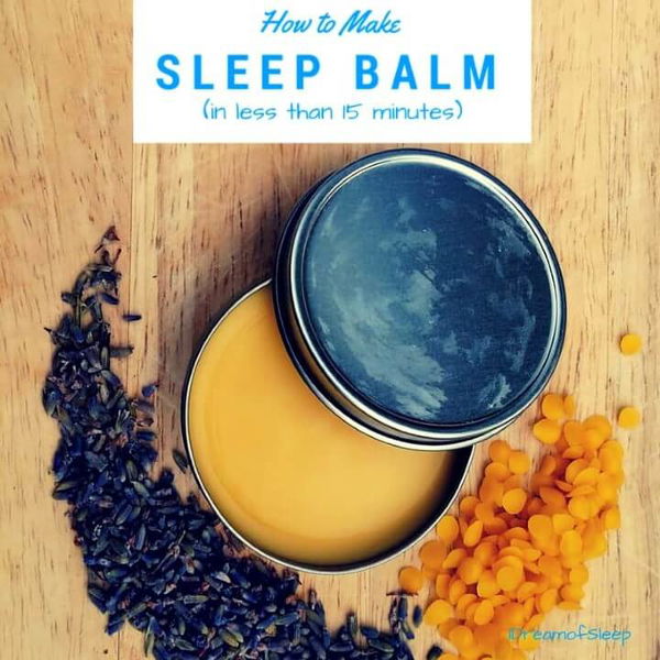 Rub Insomnia Away with Homemade Sleep Balm