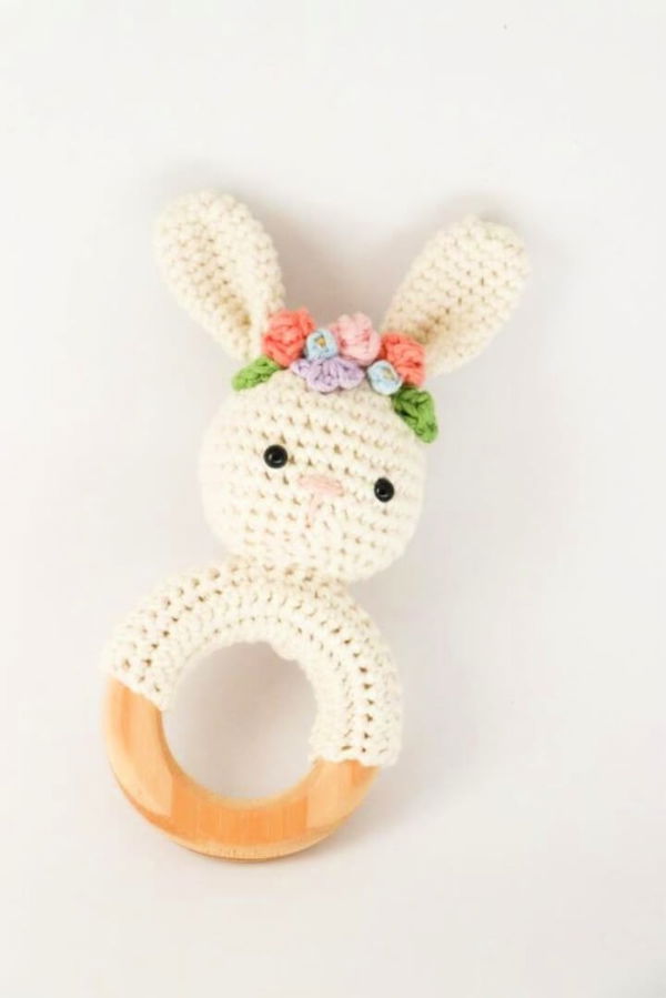  Spring Bunny Rattle Crochet