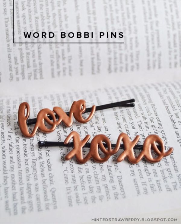Word Bobbi Pins