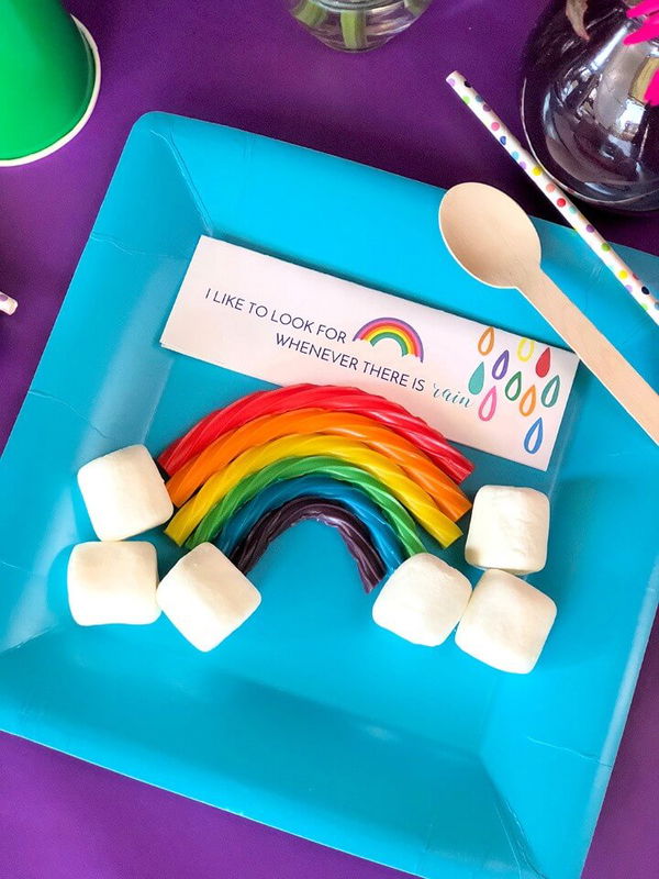 DIY Candy Licorice Rainbow Party Favors