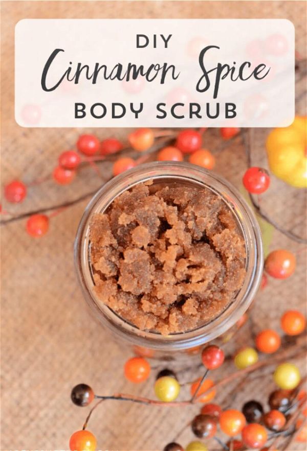 DIY Cinnamon Spice Body Scrub