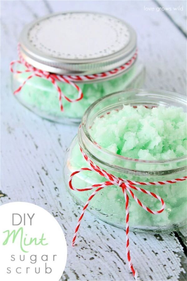DIY Mint Sugar Scrub & Holiday Gift Ideas