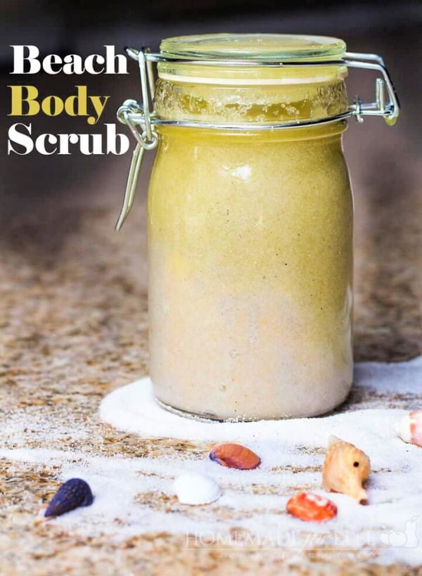 Homemade Beach Body Scrub 