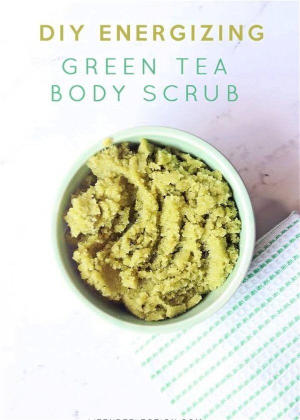 How to make a homemade green tea body scrub